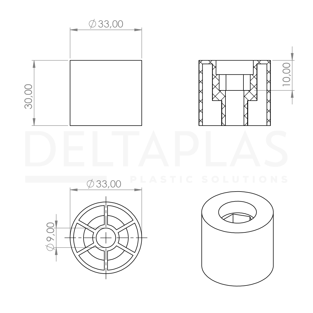 Baza Silindir Stoplama Plastiği