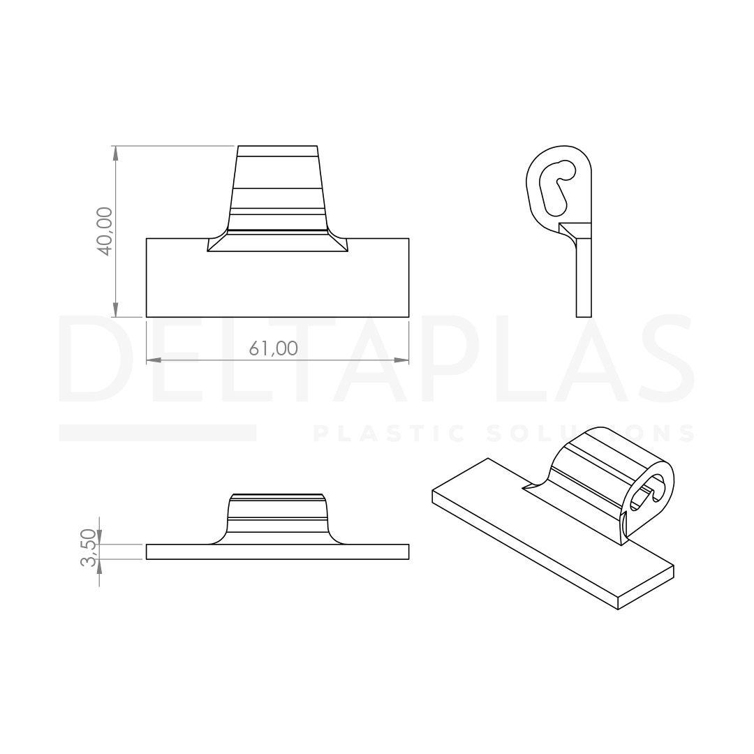 S Yay Bağlantı Klipsi